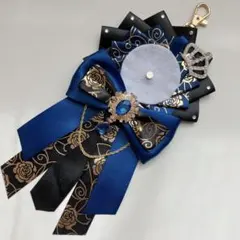 痛ロゼット　ブラック×ブルー　推し活