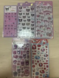 サンリオ 海外正規品立体シールまとめ売り
