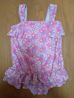 花柄ワンピース水着 120