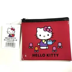 ハローキティ★ミニフラットポーチ ニュースタンダード