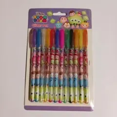 Disney Tsum Tsum グリッターペン 12色入