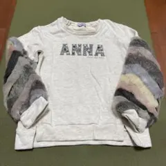 ANNA SUI mini トレーナー 140 ファー袖のサムネイル