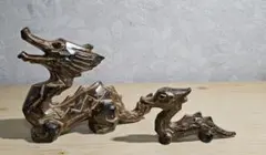 当時物 干支置物 辰 昭和51年 縁起物 福竜 龍 オブジェ