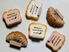 3. 食パン クロワッサン デコパーツ