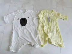BREEZE、アカチャンホンポ　ロンパース2枚セット