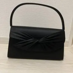 ☆美品☆ 東京IGIN ブラックフォーマルバッグ ツイストデザイン