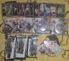 ヒロアカ 原画展 缶バッジ 箔押しクリアカード ステッカー メタルキーホルダー