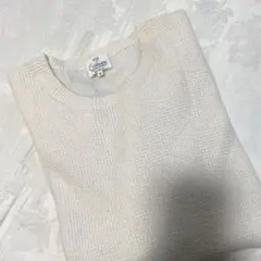 オンワード樫山23区 カシミヤ100% L長袖ニット セーター ホワイト