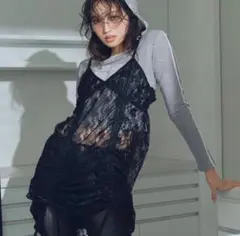 Forever21 2WAYレースキャミワンピース