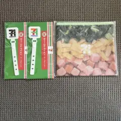 セブンイレブン ハッピーくじ ケーブルバンド ポーチ