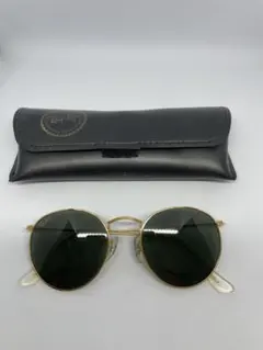 Ray-Ban ボシュロム製　ゴールドラウンドサングラス