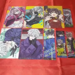 東京エイリアンズ　イラストカード　しおり