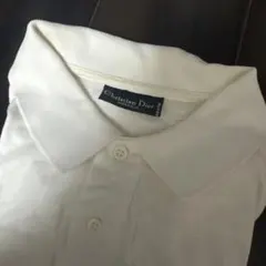 Christian Dior ディオール　ホワイト 半袖ポロシャツ