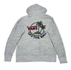 VANS バンズ 刺繍バックロゴ ジップアップパーカー