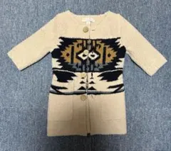 BAREFOOT DREAMS コージーシック　ネイティブ柄　カーディガン　S