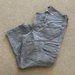 Burberry グレー カーゴパンツ 4ポケット