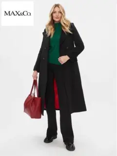 【現行品】MAX&Co. ロングコート　マキシ丈コート　チェスターコート　36