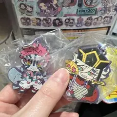 鬼滅の刃 猗窩座 童磨 キャラばんちょうこう ラバーマスコット拾参ノ型 無限城編