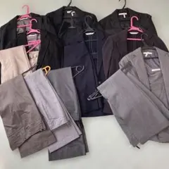 LINK IT ALL レディース　スーツまとめ売り　7セット+パンツ3点