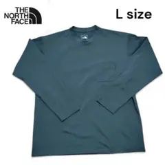 THE NORTH FACE メンズ・ダークグリーン・ロンT・Lサイズ
