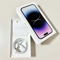Apple iPhone 14 Pro 空箱 lightningケーブル ピン付