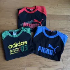 PUMA adidas 3点セット　Tシャツ　プーマ　アディダス