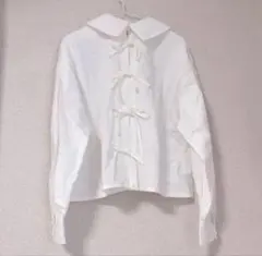fig LONDON フィグロンドン タイプライター ビッグカラーブラウスのサムネイル