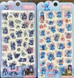 【正規品】ディズニーキャラクター スティッチ 3D立体 2枚セット
