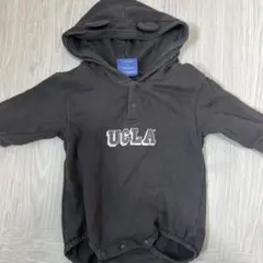 CIAOPANIC TYPY UCLA フード付きロンパース グレー80cm