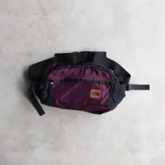 90s ノースフェイス ナイロン ボディーバッグ ウエストポーチ パープル