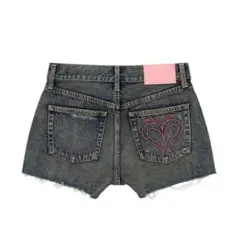 MOUSSY BEP HEART DENIM ショーツ　デニム　size2
