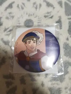 ディズニー　セガラッキーくじ　クール！コレクション　缶バッジ　白雪姫　王子