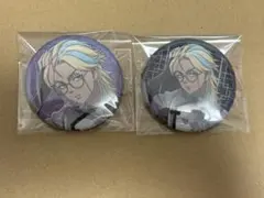 東京リベンジャーズ ツリビレ モノクロチャイナ 缶バッジ 灰谷竜胆