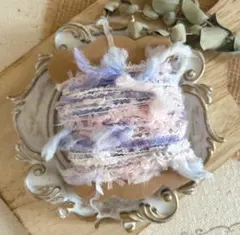 RESTOCK✧ながさたっぷり引き揃え糸5m "macaron"ファンシーヤーン