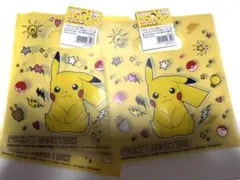 ポケットモンスター ピカチュウ 透明ファイル 4枚セット