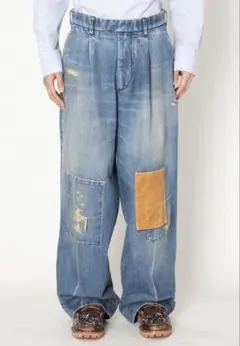 に*こ様 kolor 24aw ダメージデニムパンツのサムネイル