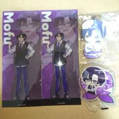 カラピチ クリアしおりコレクション ラバーマスコット アクリルクリップ もふくん