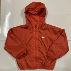 子供　Nike フード付きジャケット Sサイズ 130cm 朱色