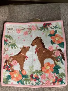 フェイラー　干支　ウマ　旗艦店限定カラー　ハンカチ