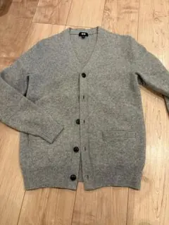 グレー 長袖 カーディガン UNIQLO 美品