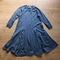 ☆My D'artagnan☆スモーキーグレーブルーニットワンピース☆美品☆のサムネイル