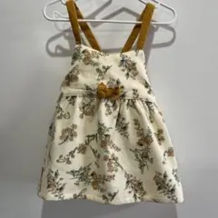 RAG MART 花柄コーデュロイワンピース 70サイズ