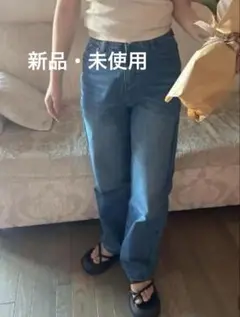 NUGU ストレートデニムパンツ