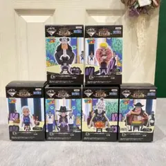 未開封 ワンピース王下七武海 D賞 フィギュア全6種 コンプリート セット