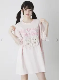 【美品】Ank Rouge（アンクルージュ）ツインアニマルBigTeのサムネイル