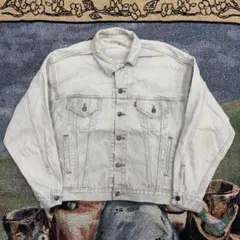 80s Levi’s 70506 ライトグレー トラッカーデニムジャケット