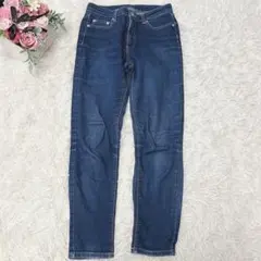 b869 グレイル デニムパンツ カジュアル ジーンズ ストレート シンプル 青のサムネイル