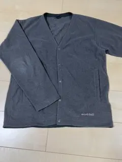 mont-bell フリースカーディガン Mサイズ グレー