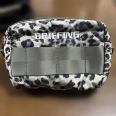美品⭐︎BRIEFING ヒョウ柄ゴルフポーチ