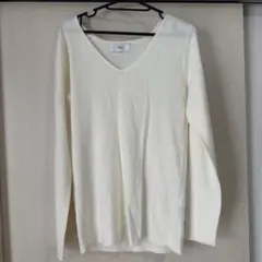 AZUL by MOUSSY アイボリー Vネックセーター M